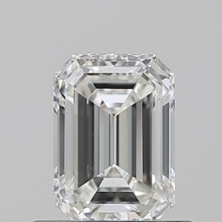 Diament szlif szmaragdowy, 0.72ct, VS2, G, GIA 1537388139
